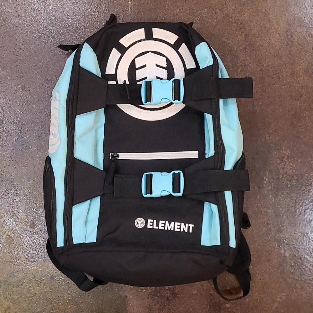 Boys Element Teal School/Skater Backpack w/ Straps